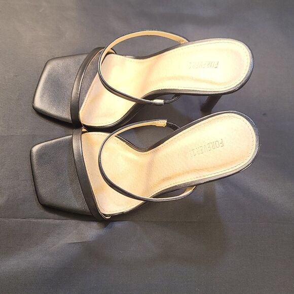 FOREVER 21 HIGH HEELS SLIPPERS WOMEN'S SANDALS G1 - Picture 8 of 16
